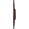 Ekena Millwork Small Classic Ceiling Medallion (Fits Canopies up to 10"), Hand-Painted Rust, 40 1/4"OD x 3 1/8"P CM40CLRUS - alternate 3